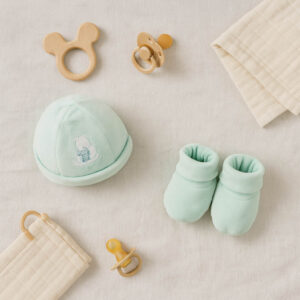 Light Green Hat &  Booties