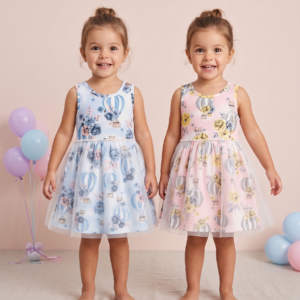 Dress with cute Design and Tule