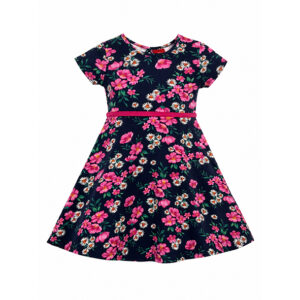 Floral Dress with open back