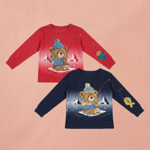Fishing Bears LS T-shirt